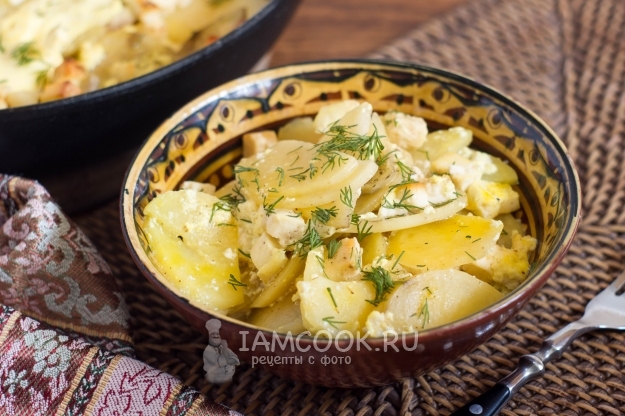 Recipe Alu gauranga (potatoes baked with paneer)