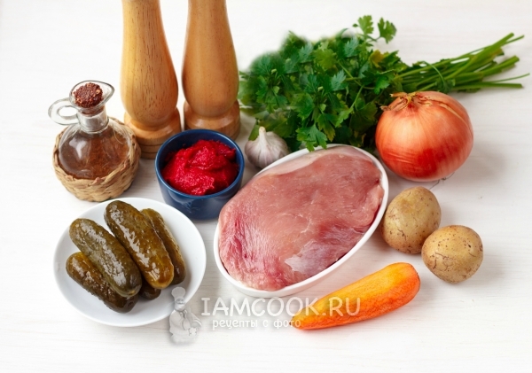 Ingredients for turkey azu