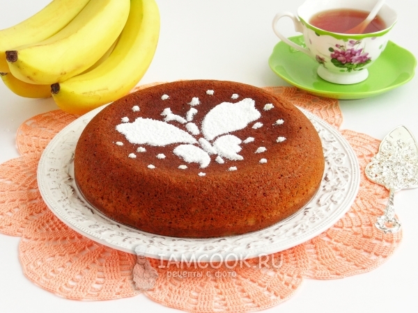 תמונה של עוגת בננה ב multivark