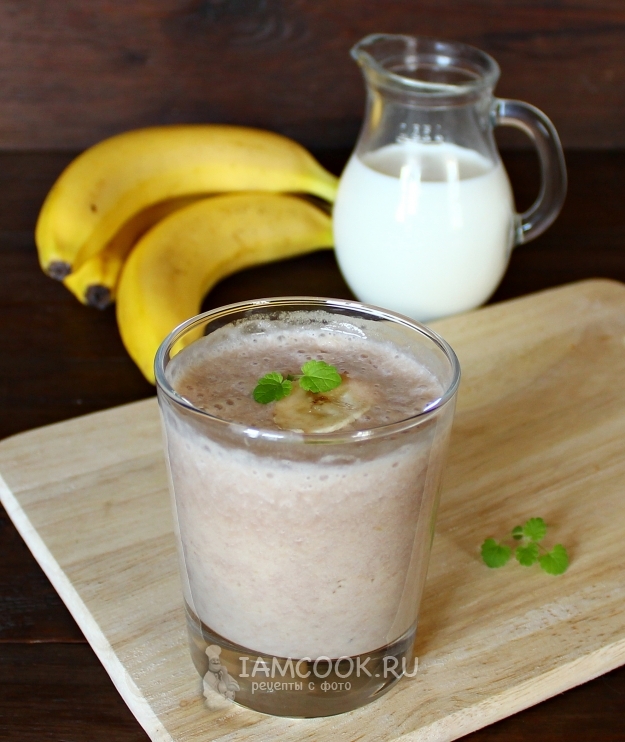 Recept za banane smoothie s mlijekom