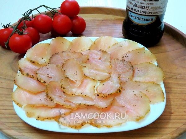 Recipe for basturma from chicken breast at home