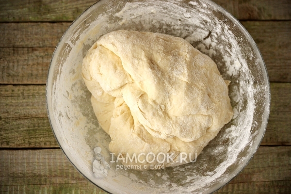 Dough without beetroot for pizza