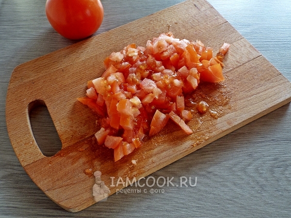 Cortar el tomate