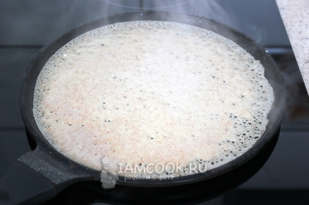 To fry a pancake