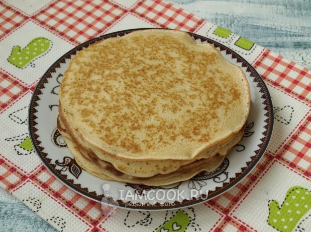 Foto di pancake su lievito di lievito