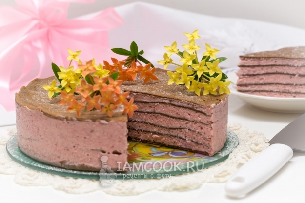מתכון עוגת פנקייק עם תותים