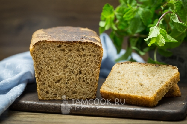 A Borodino kenyér receptje a kovászon