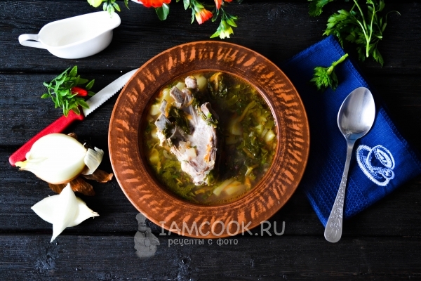 La ricetta per il borscht di montone