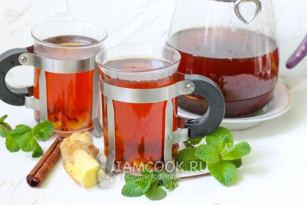 Μια συνταγή για τσάι με τζίντζερ και κανέλα