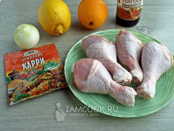 Съставки за цитрусови пилета на оризова възглавница