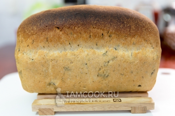תמונה של לחם חיטה תוצרת בית בתנור