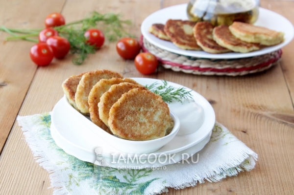 Foto de los panqueques bielorrusos de patata