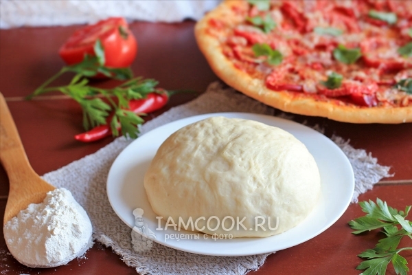 Συνταγή ζύμης ζύμης σε κεφίρ για πίτσα
