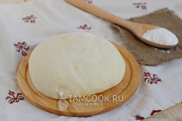 Foto adonan ragi untuk pai susu