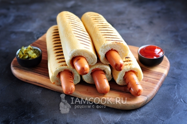 Foto des französischen Hotdogs