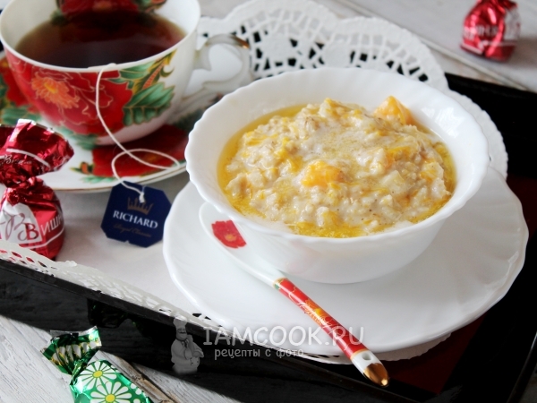 Herculean porridge with pumpkin