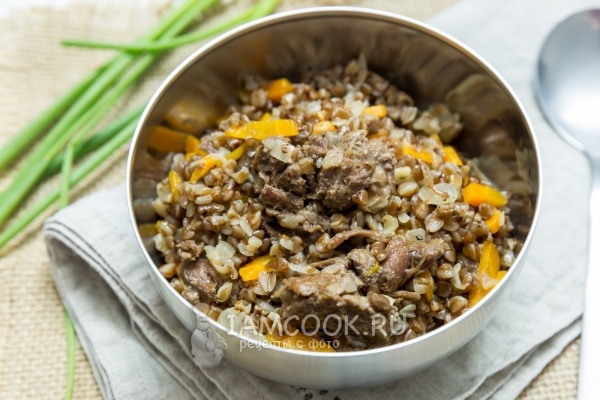 Recipe for buckwheat porridge with stew in army (soldier)