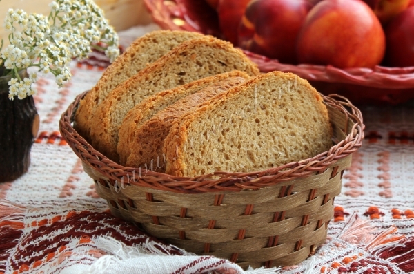 Photo of buckwheat bread in the bread maker
