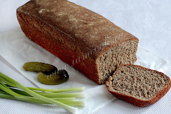 תמונה של לחם חיטה-שיפון עם סובין