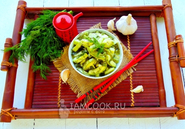 Ricetta zucchine in coreano