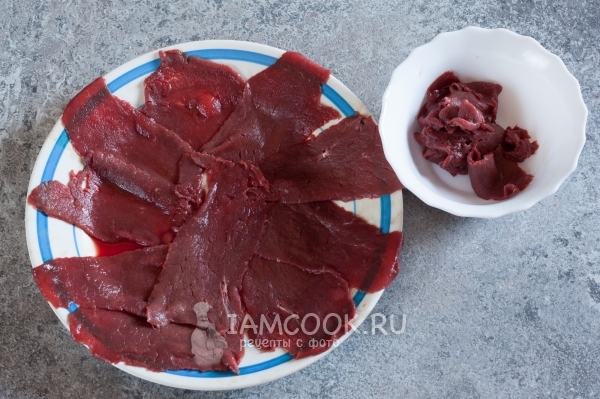 Cut thin meat