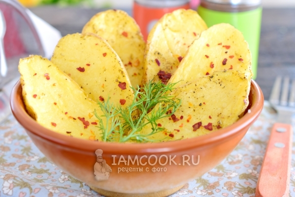 Συνταγή για πατάτες που ψήνονται σε φούρνο μικροκυμάτων