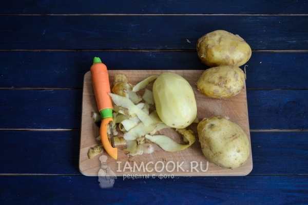 Обелете картофите