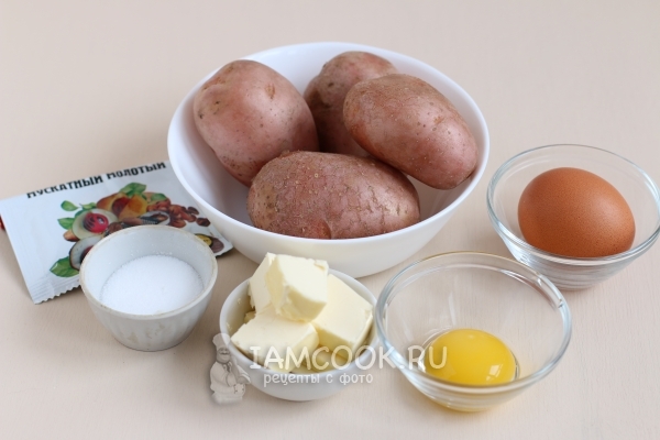 Ingredientes para patata Ducal