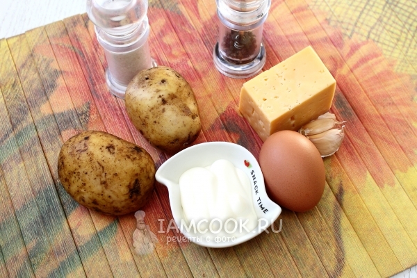 Zutaten für Kartoffelauflauf mit Käse