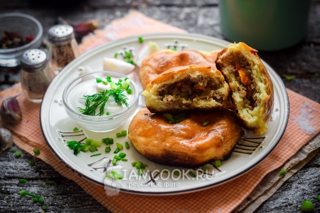 Recipe for potato patties with minced meat in the oven