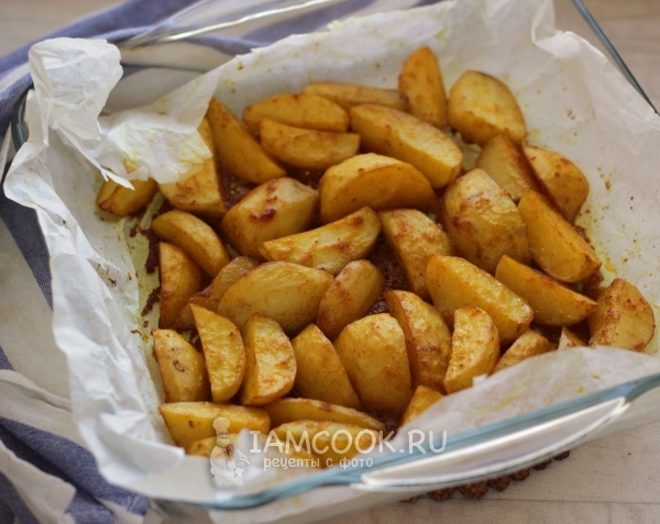 Die Kartoffeln im Ofen backen