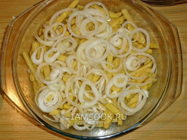 Laita sipulit ja perunat