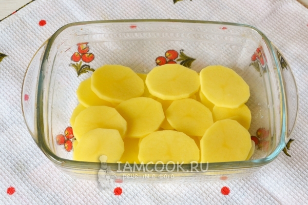 Uložte vrstvu brambor