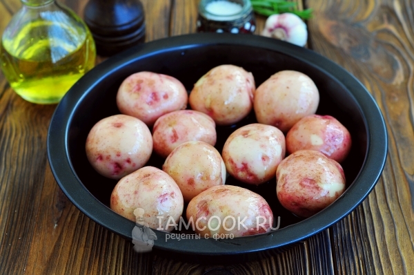 Die Kartoffeln im Ofen backen