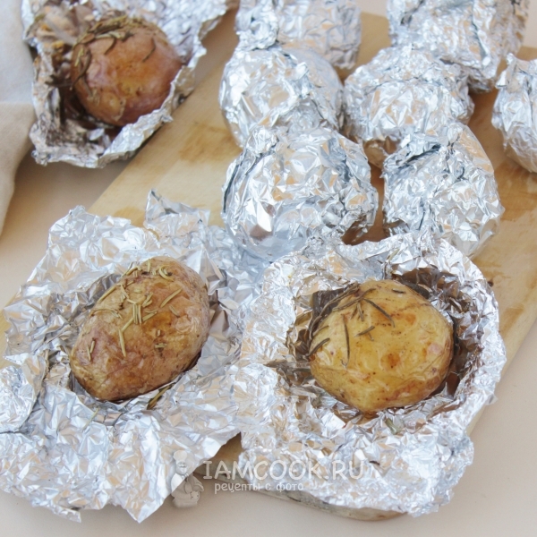 Bake the potatoes in the oven