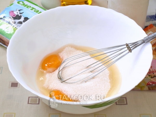 卵を砂糖で結ぶ