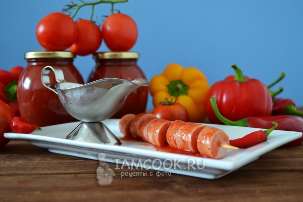 מתכון של קטשופ תוצרת בית מעגבניות עם עמילן לחורף