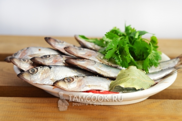 Recipe for cooking salted sprats at home