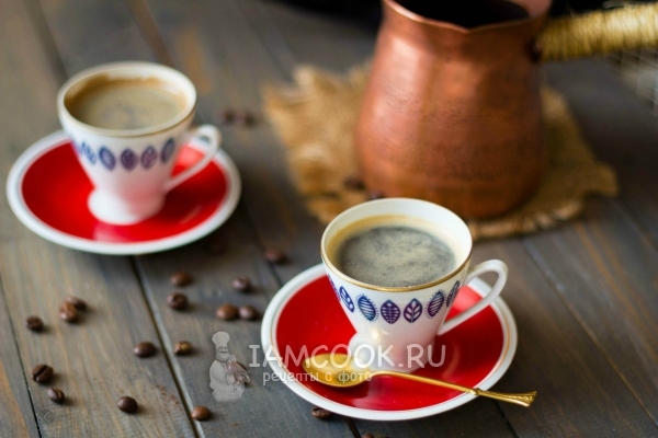 وصفة من القهوة التركية في تركيا