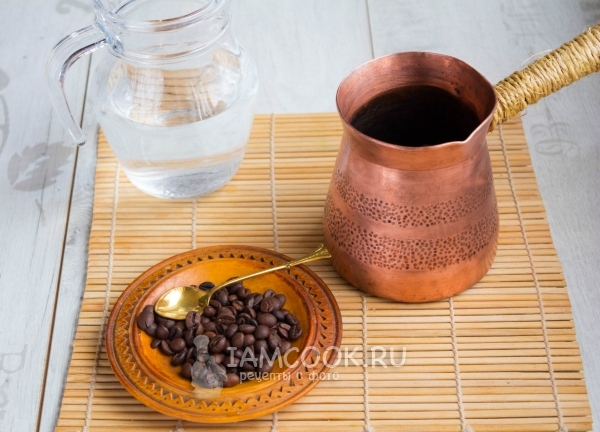 مكونات القهوة التركية في تركيا
