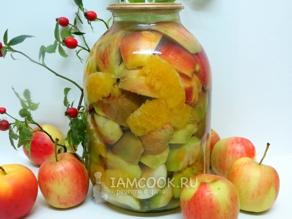Recept za zrno jabuke i naranče