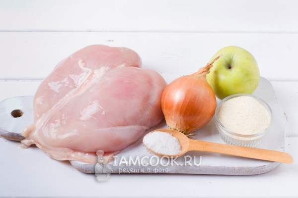 Ingredienser til kosten kylling koteletter i ovnen