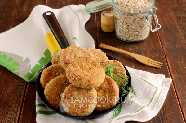 Photo of cutlets from the oat-flakes (from the oat-flakes)