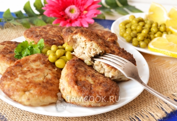 Recipe for cutlets from fresh-frozen herring