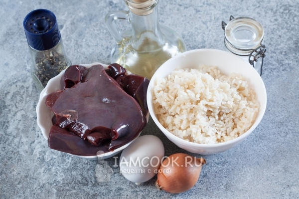 Ingredienti per le costolette di fegato al forno