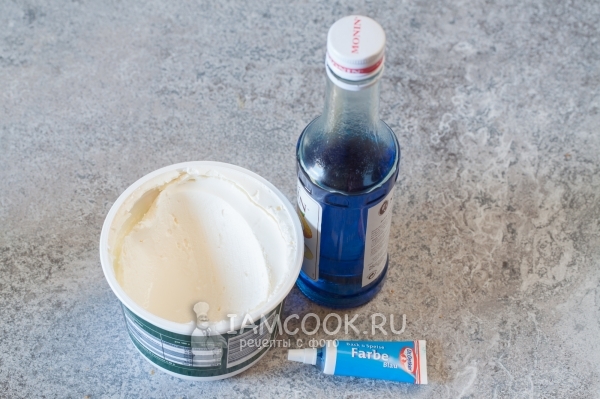 Ingredientes para crema capcake de queso crema mascarpone