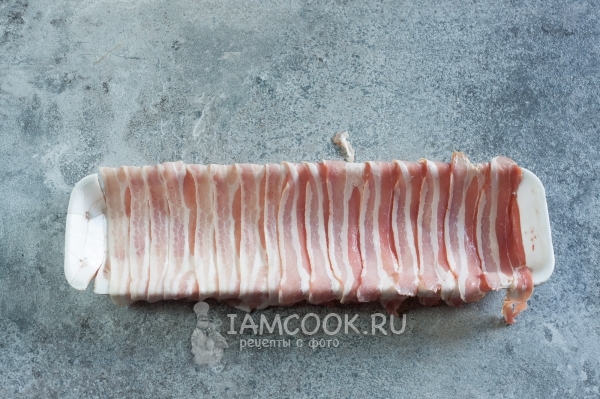 Lay ud bacon strimler