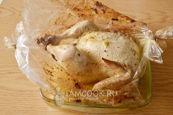 وصفة الدجاج المخبوزة في الأكمام في الفرن