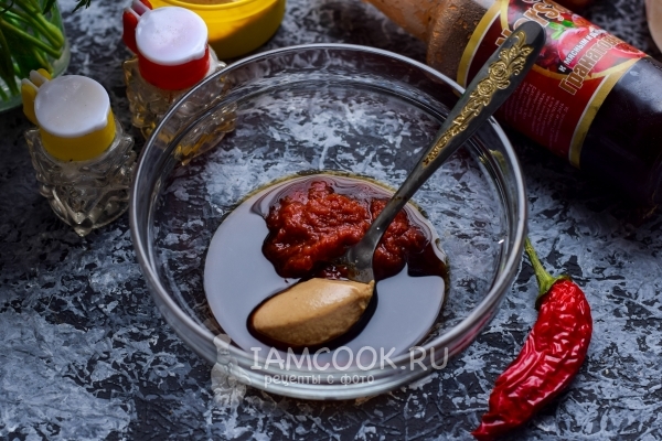 Ingredienti per la salsa
