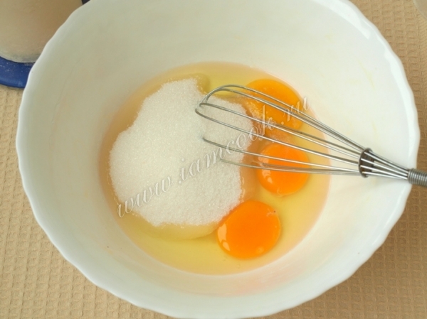 Eier mit Zucker